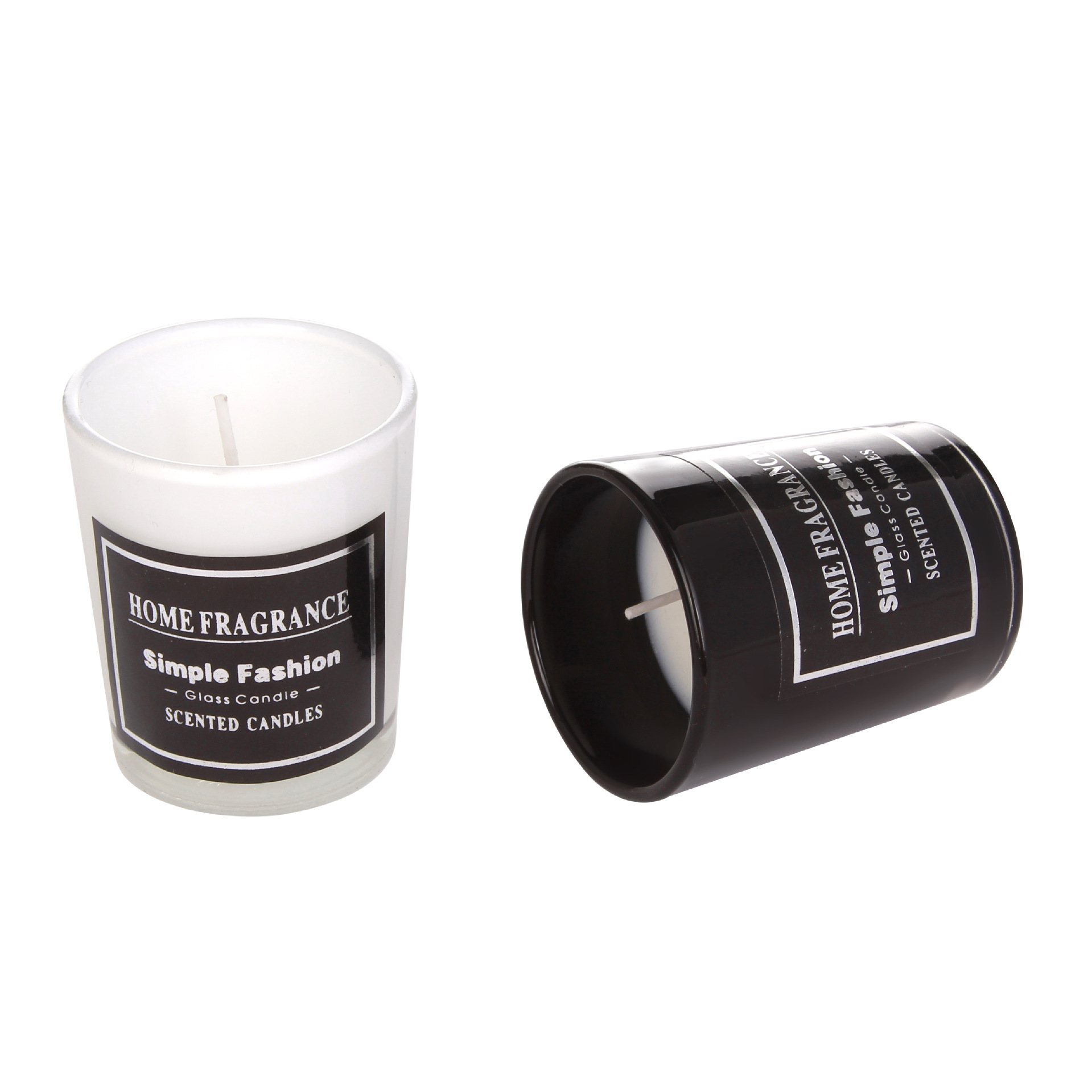 Minimalist Factory Direct Sales Smokeless Candles Bedroom Fragrance Glass Aromatherapy Candle Gift