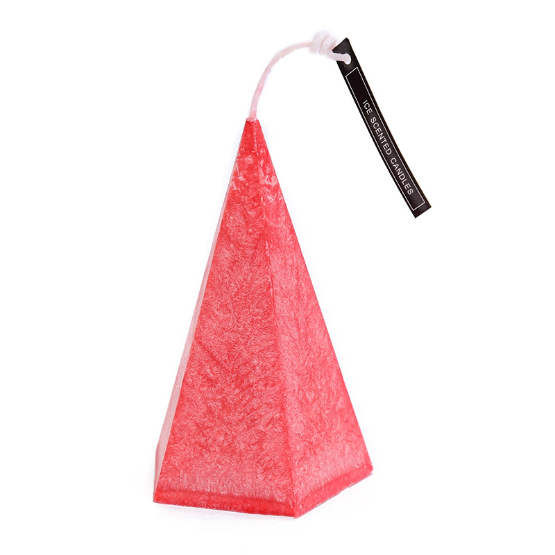 21 New Creative Pyramid Fragrance Aromatherapy Candle Light Crafts Hotel Indoor Romantic Atmosphere Sexy Ornaments