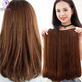 Women's European and American Wig Set Solid Seamless Hair Extension Piece Five Clip Chemical Fiber Curtain Curly Hair Wigs Spot Wholesale Women's European and American Wig Set Solid Seamless Hair Extension Piece Five Clip Chemical Fiber Curtain Curly Hair Wigs Spot Wholesale