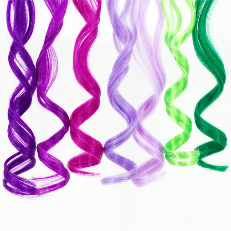 Seamless One Clip Curly Hair Hair Extension One Piece One Card Long Roll Chemical Fiber Hair Wig Female Foreign Trade
