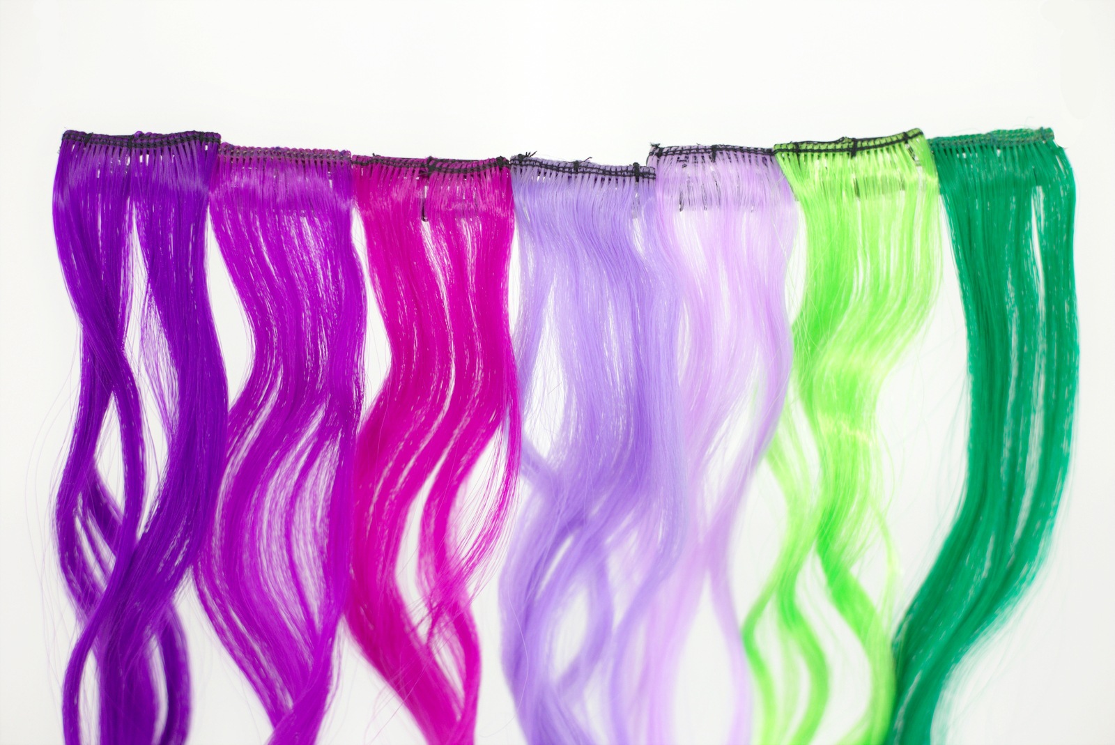 Seamless One Clip Curly Hair Hair Extension One Piece One Card Long Roll Chemical Fiber Hair Wig Female Foreign Trade