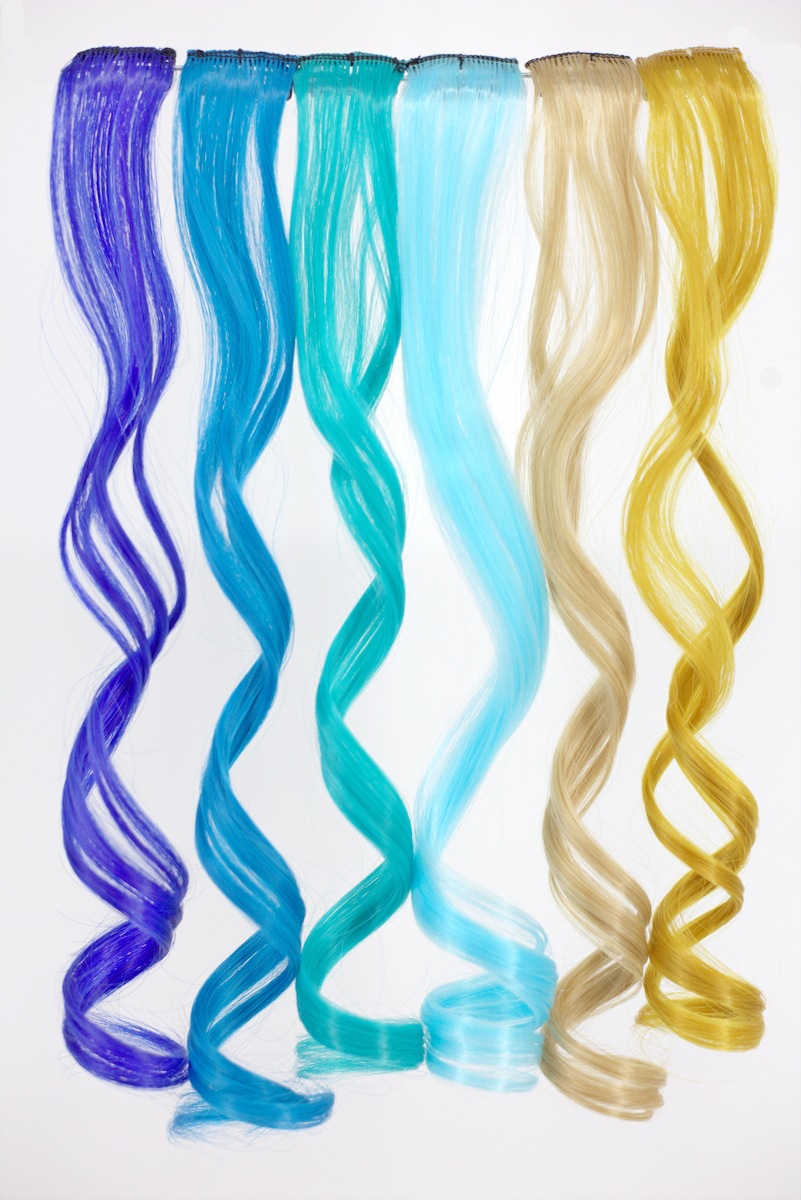 Seamless One Clip Curly Hair Hair Extension One Piece One Card Long Roll Chemical Fiber Hair Wig Female Foreign Trade