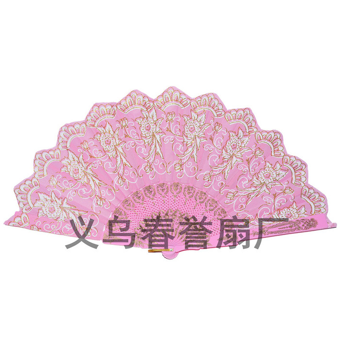 Manufacturers of new ladies blonde Chinese wind bronzing fan plastic folding fan fan gift fan wholesale Manufacturers of new ladies blonde Chinese wind bronzing fan plastic folding fan fan gift fan wholesale