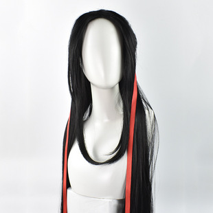 Ghost Blade Cosplay Wig Anime Stove Door Nezuko Fake Fur Exquisite Dyed Gradient Long Curly Hair Currently Available Ghost Blade Cosplay Wig Anime Stove Door Nezuko Fake Fur Exquisite Dyed Gradient Long Curly Hair Currently Available