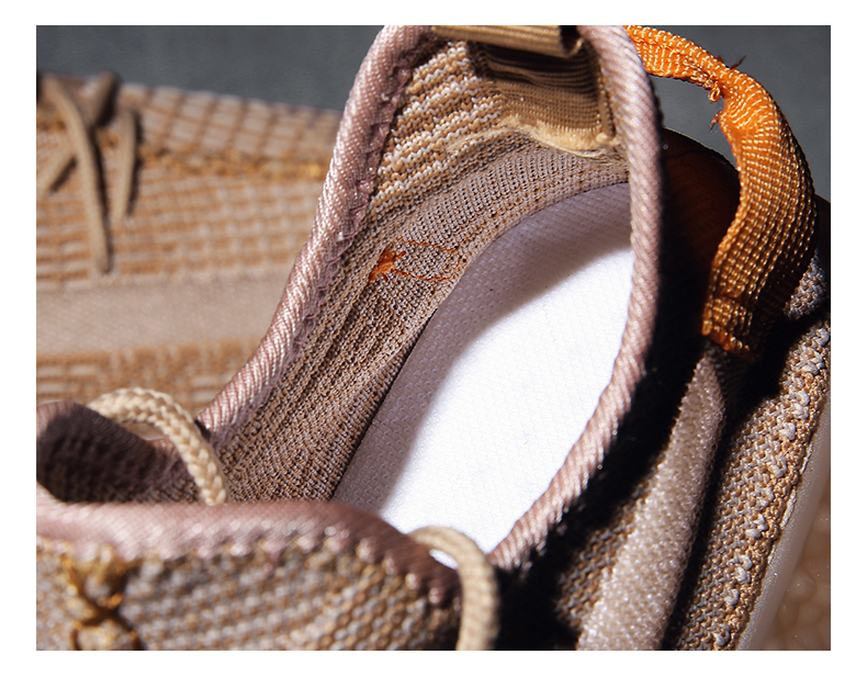 2020 hot style archaeological yellow blonde shoes for men breathable fly knit sports shoes summer shoes for men