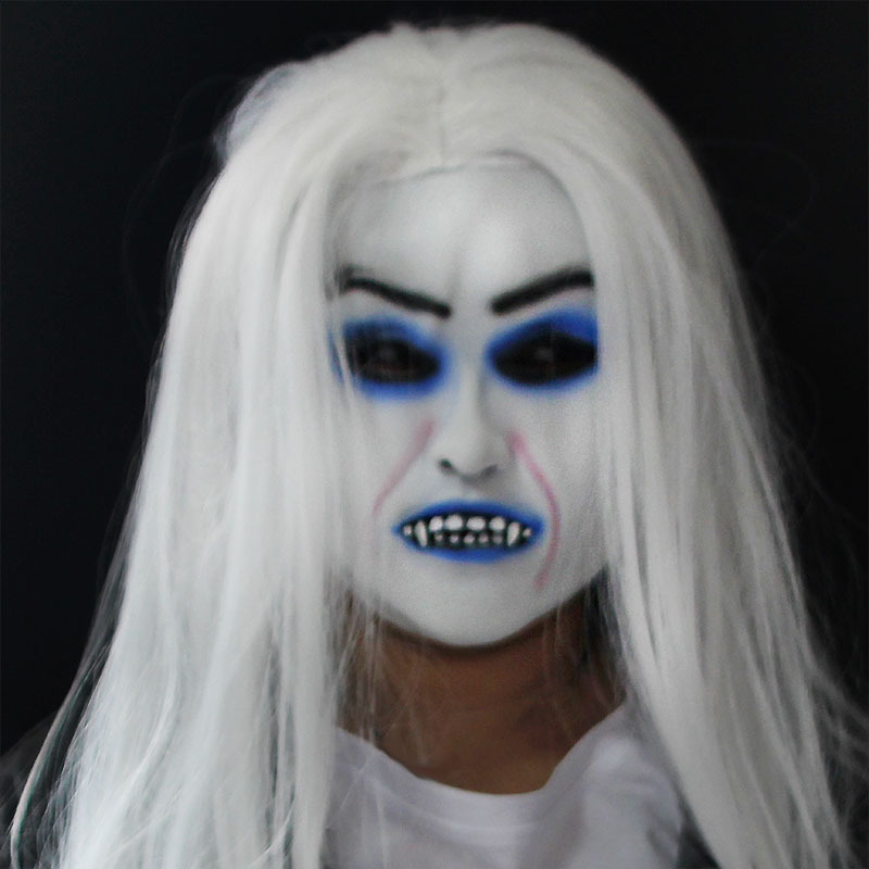 Halloween Script Killing Horror Mask Headgear Scary Ghost Wig Props Room Escape Zombie Female Ghost Mask Halloween Script Killing Horror Mask Headgear Scary Ghost Wig Props Room Escape Zombie Female Ghost Mask