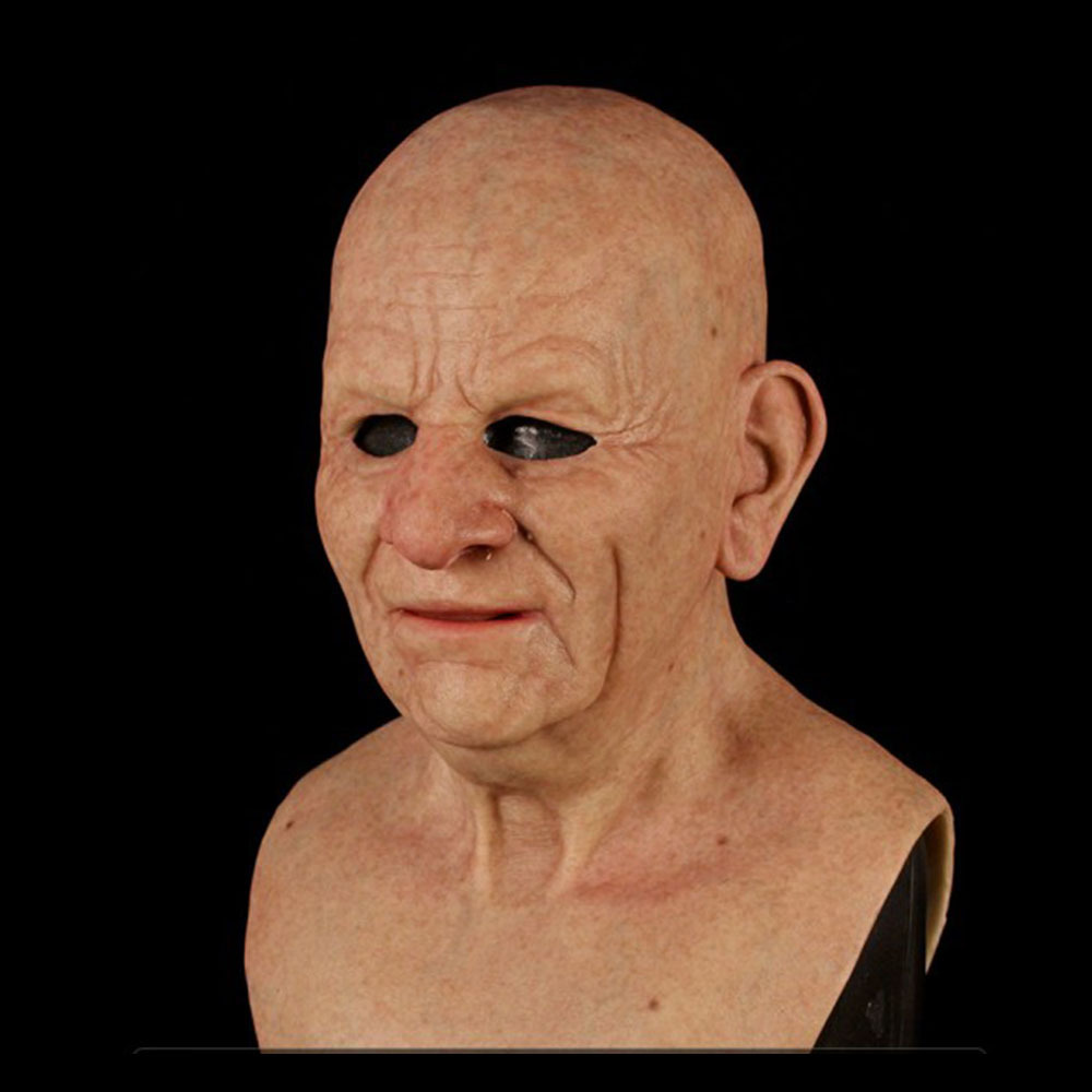 Independent Station Explosion Models Old Man Old Man Face Wig Old Man Mask Horror Headgear ICOs Halloween around Independent Station Explosion Models Old Man Old Man Face Wig Old Man Mask Horror Headgear ICOs Halloween around