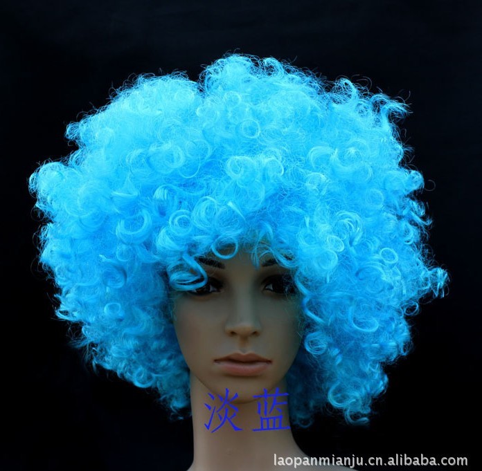 Lao Pan clown child wig wholesale Christmas dance dress up-bang fans (13 color optional) Lao Pan clown child wig wholesale Christmas dance dress up-bang fans (13 color optional)