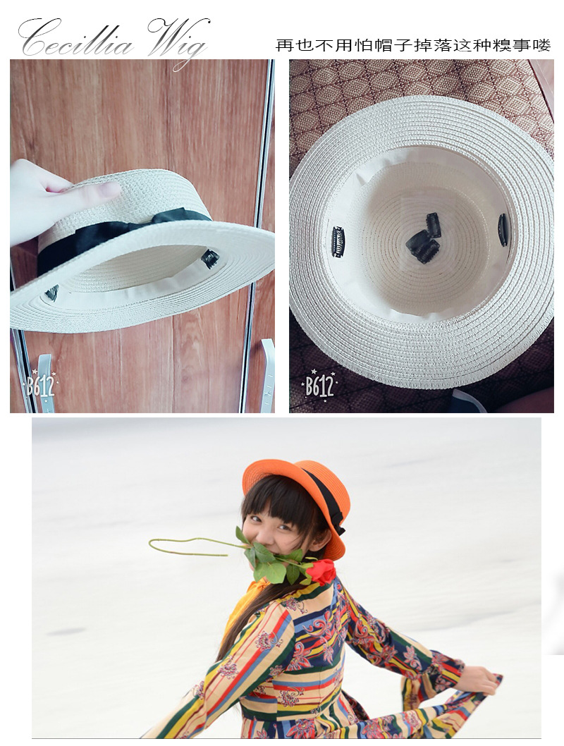 3.2cm six-tooth wig clip wig clip Black beret BB pet child clip 3.2cm six-tooth wig clip wig clip Black beret BB pet child clip