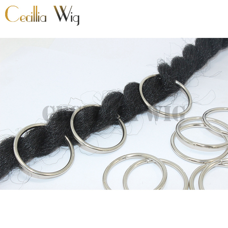 Two Braid Cool DIY New Dreadlocks Hair Extension Ring Accessories san gu bian Hoop Macrocyclic jie fa kou Braid Two Braid Cool DIY New Dreadlocks Hair Extension Ring Accessories san gu bian Hoop Macrocyclic jie fa kou Braid