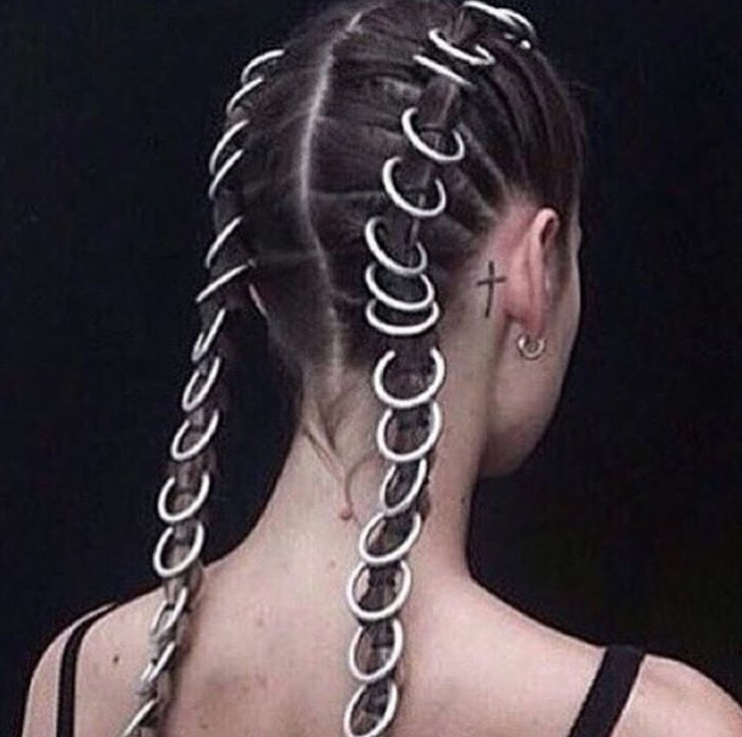 Two Braid Cool DIY New Dreadlocks Hair Extension Ring Accessories san gu bian Hoop Macrocyclic jie fa kou Braid Two Braid Cool DIY New Dreadlocks Hair Extension Ring Accessories san gu bian Hoop Macrocyclic jie fa kou Braid