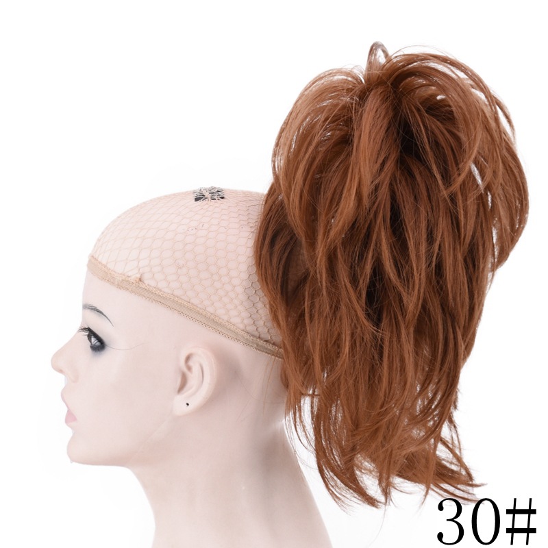 Foreign Trade Short Curly Shape Paw Horse Tail Horse Tail Hair Extension Free Ship Rabbit Clip Ponytail Variety Ponytail