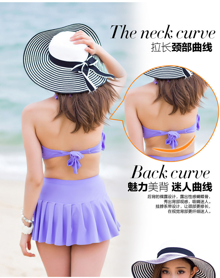 New ladies sexy bikini swimsuit wave printing wholesale high-waist Spa body swimsuit
