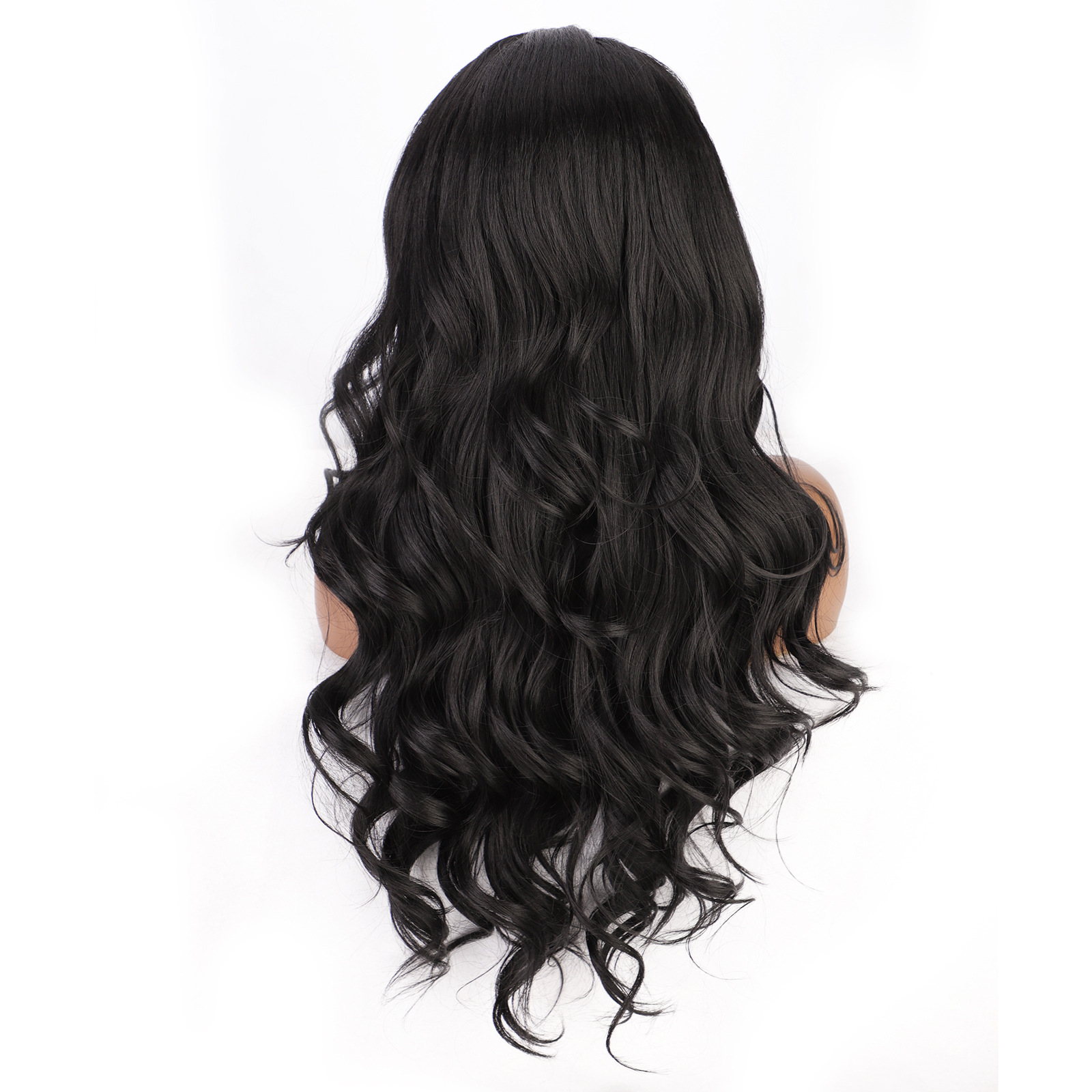  Wig Xuchang Wig European and American Big Wave Turban Wig Female Headband Wigs Hair Band Wig Head Cover Body Wave Hair
