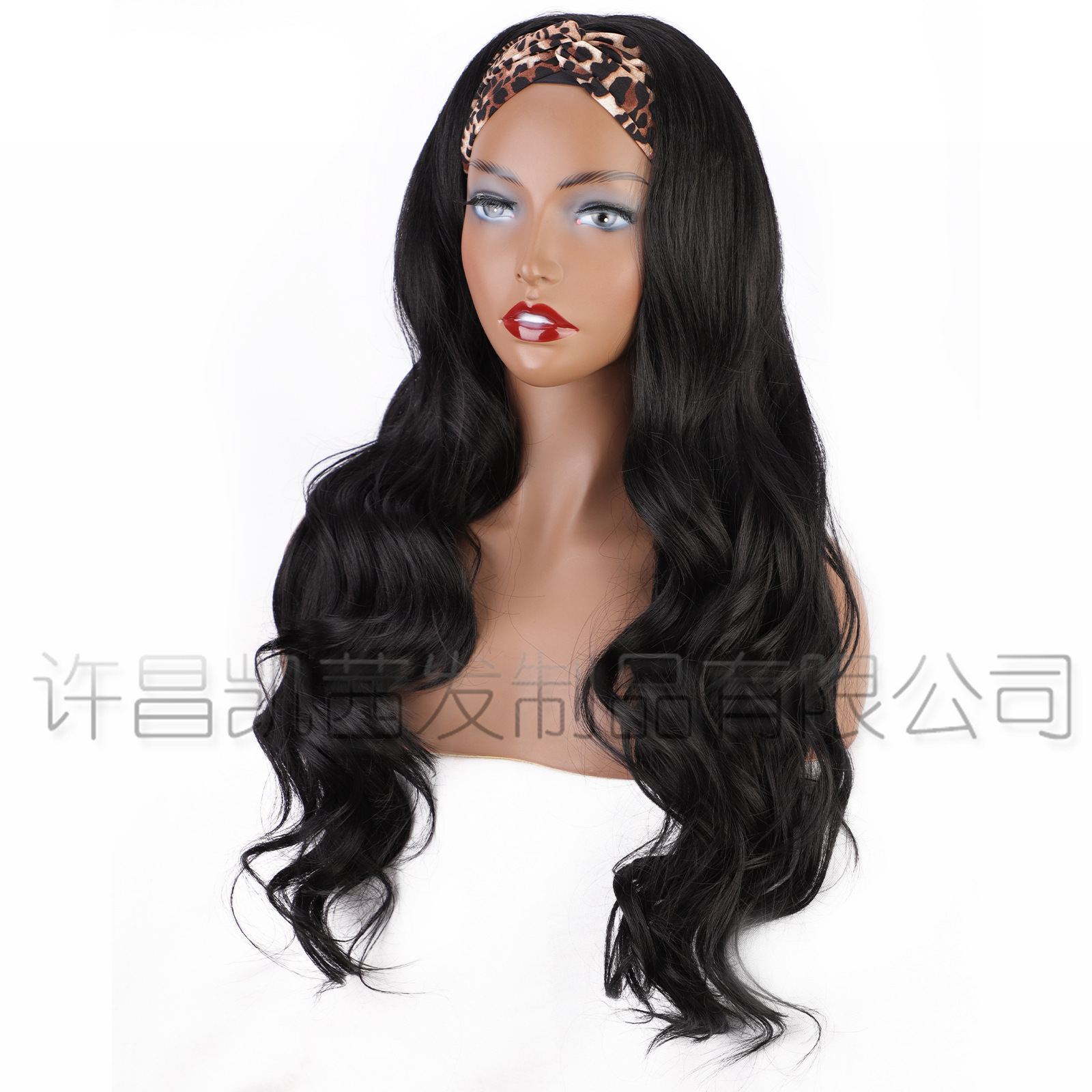 Wig Xuchang Wig European and American Big Wave Turban Wig Female Headband Wigs Hair Band Wig Head Cover Body Wave Hair Wig Xuchang Wig European and American Big Wave Turban Wig Female Headband Wigs Hair Band Wig Head Cover Body Wave Hair