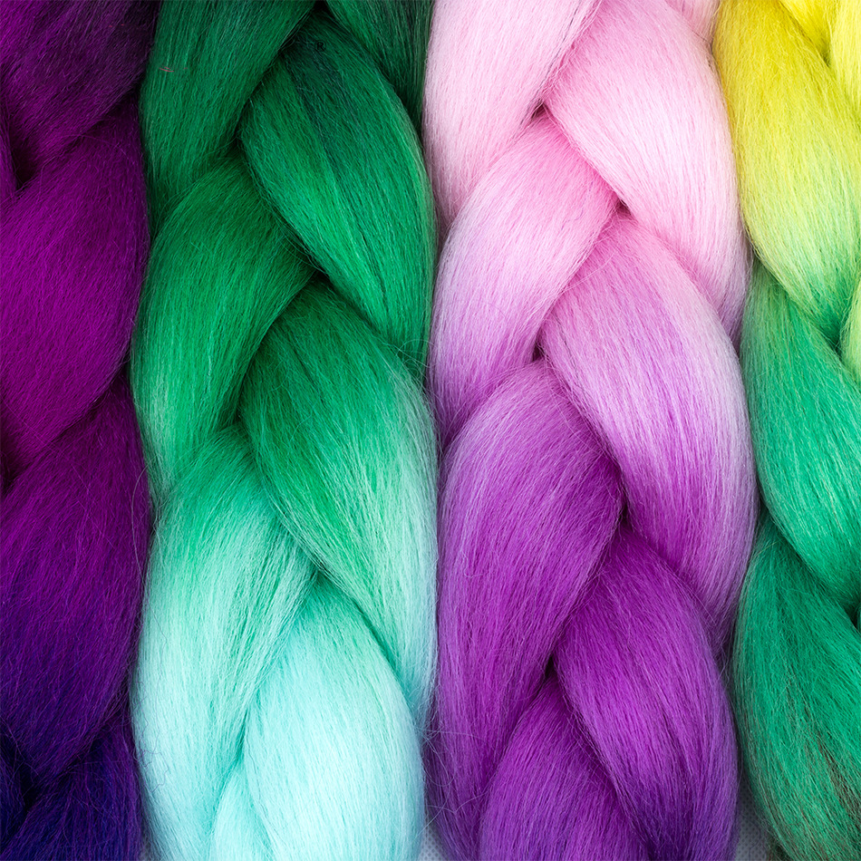 Big Braids African Wig Braid Gradient Dreadlock Big Braids African Wig Braid Gradient Dreadlock