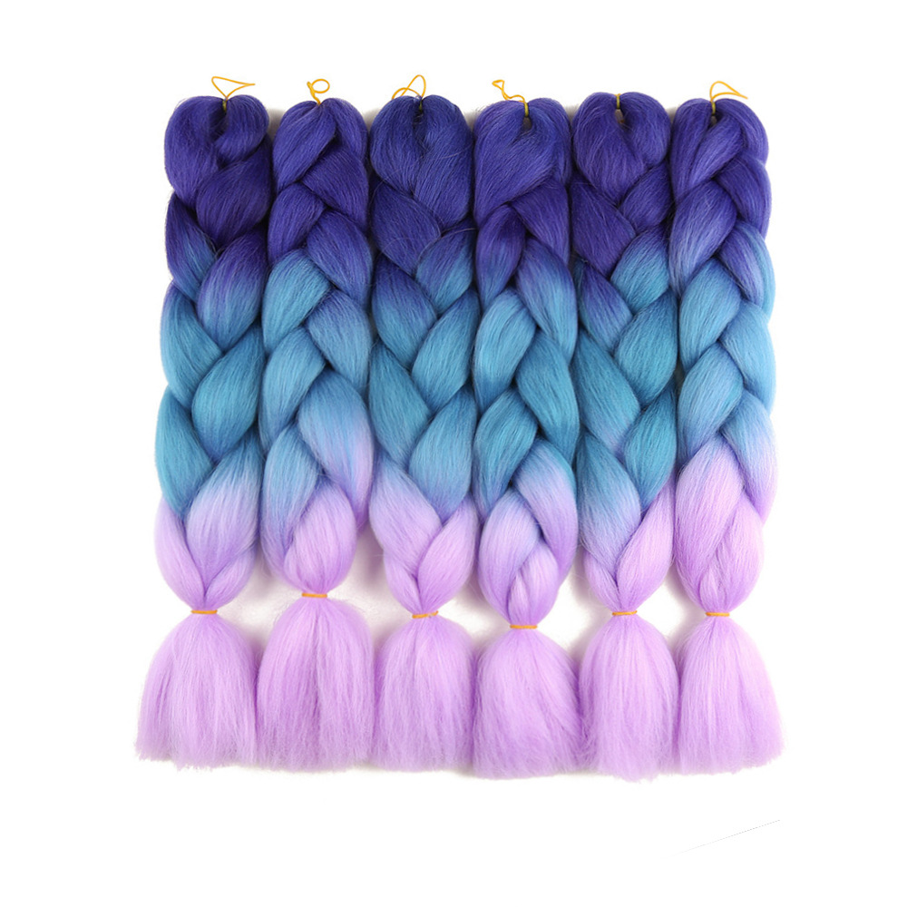Big Braids African Wig Braid Gradient Dreadlock Big Braids African Wig Braid Gradient Dreadlock
