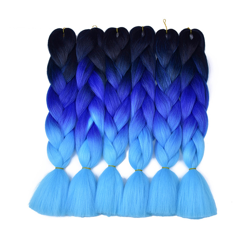 Big Braids African Wig Braid Gradient Dreadlock Big Braids African Wig Braid Gradient Dreadlock