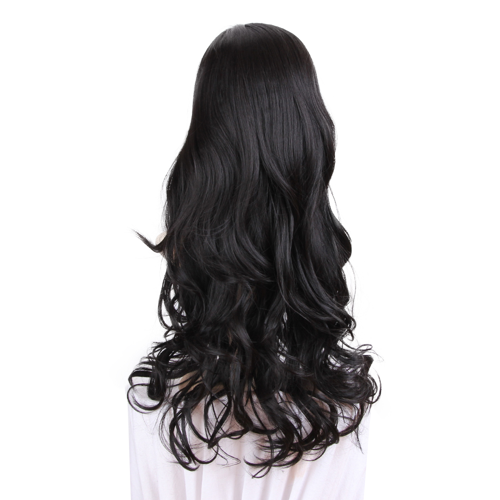 Amazon Medium African Wig European and American Ladies Long Curly Hair Matte High-Temperature Fiber Big Wave Wig Rose Intranet