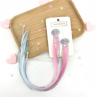 Children's Wig Princess Elsa Ice Snow Headband Wig Braid Festival Performance Party Hair Accessories Snowflake Children Headwear Children's Wig Princess Elsa Ice Snow Headband Wig Braid Festival Performance Party Hair Accessories Snowflake Children Headwear
