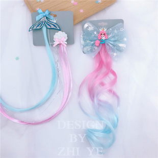 Children's Wig Princess Elsa Ice Snow Headband Wig Braid Festival Performance Party Hair Accessories Snowflake Children Headwear Children's Wig Princess Elsa Ice Snow Headband Wig Braid Festival Performance Party Hair Accessories Snowflake Children Headwear