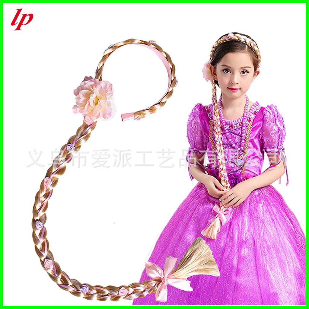 Amazon and ebay sell Rapunzel Wig Braids on Children's Stage show Headband Esha Wig Braids Amazon and ebay sell Rapunzel Wig Braids on Children's Stage show Headband Esha Wig Braids