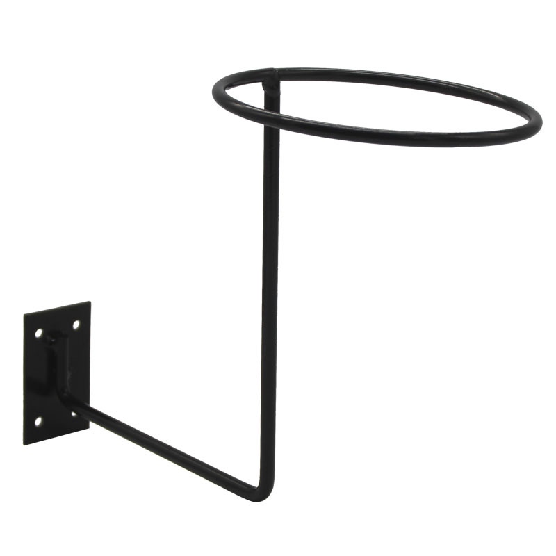 Wholesale upper wall hat stand black paint ball stand wig display bicycle Motorcycle Helmet display stand