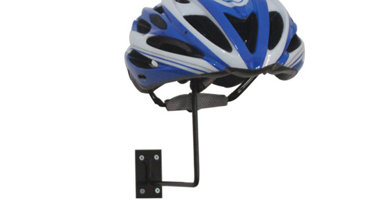 Wholesale upper wall hat stand black paint ball stand wig display bicycle Motorcycle Helmet display stand