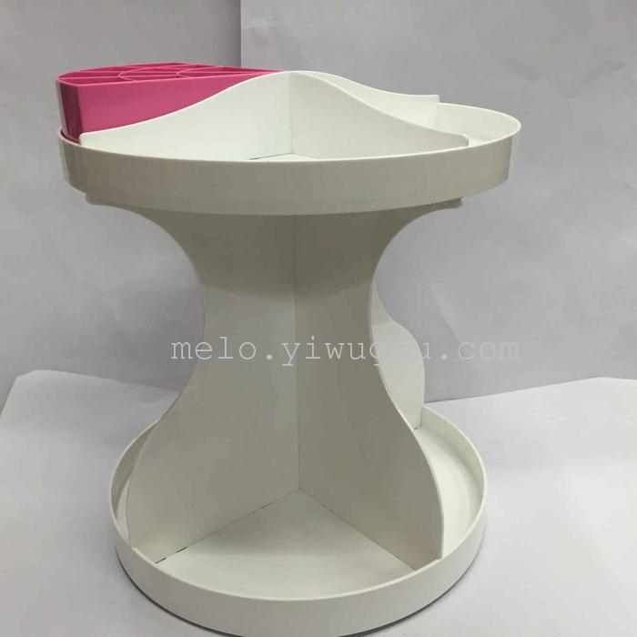 360 degree rotation) skin care products bathroom storage box, cosmetic rack