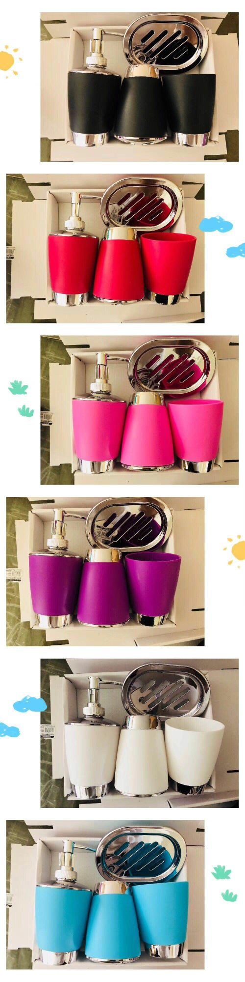 Plastic Set for Hotel Bathroom Lotion Bottle Toothbrush Holder Cup Water Cup Soap Box Toilet Brush Garbage Simple Three Or Four Piece Suit Plastic Set for Hotel Bathroom Lotion Bottle Toothbrush Holder Cup Water Cup Soap Box Toilet Brush Garbage Simple Three Or Four Piece Suit