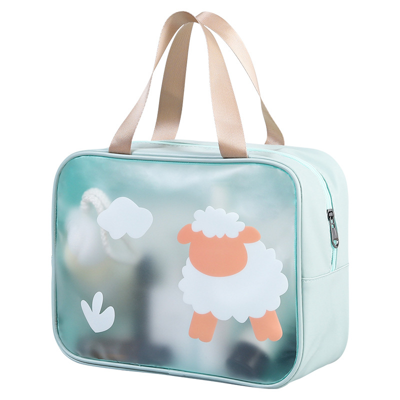 Fresh Ins Style Portable Large Capacity Cosmetic Bag Lady&#039;s Skin Care Products Multi Functional Bag