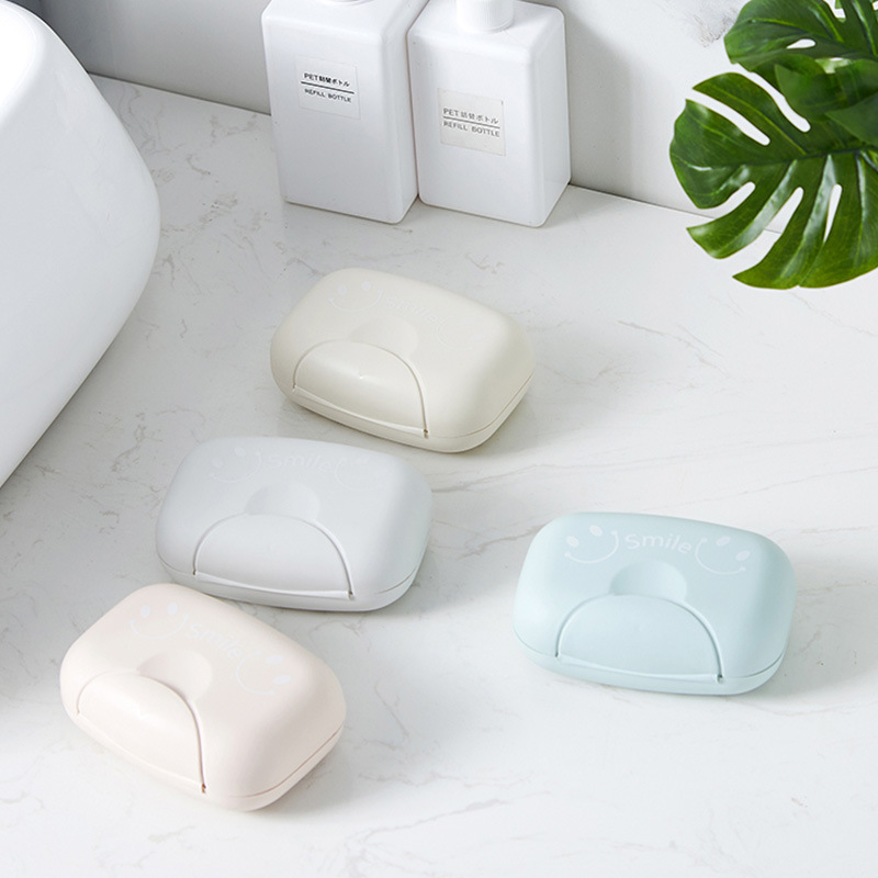 Guanghua One-Piece Soap Box Bathroom Bathroom Fashion Soap Rack Travel out Soap Face Soap Storage Box