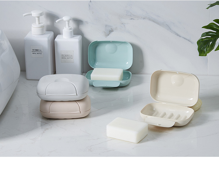 Guanghua One-Piece Soap Box Bathroom Bathroom Fashion Soap Rack Travel out Soap Face Soap Storage Box Guanghua One-Piece Soap Box Bathroom Bathroom Fashion Soap Rack Travel out Soap Face Soap Storage Box