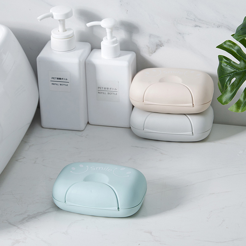 Guanghua One-Piece Soap Box Bathroom Bathroom Fashion Soap Rack Travel out Soap Face Soap Storage Box