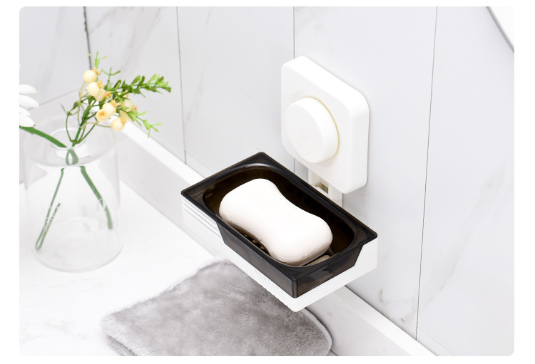 Non - trace adsorption double soap box asphalt racks wall hanging bathroom soap box soap box manufacturers wholesale Non - trace adsorption double soap box asphalt racks wall hanging bathroom soap box soap box manufacturers wholesale