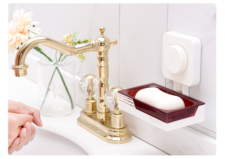 Non - trace adsorption double soap box asphalt racks wall hanging bathroom soap box soap box manufacturers wholesale Non - trace adsorption double soap box asphalt racks wall hanging bathroom soap box soap box manufacturers wholesale
