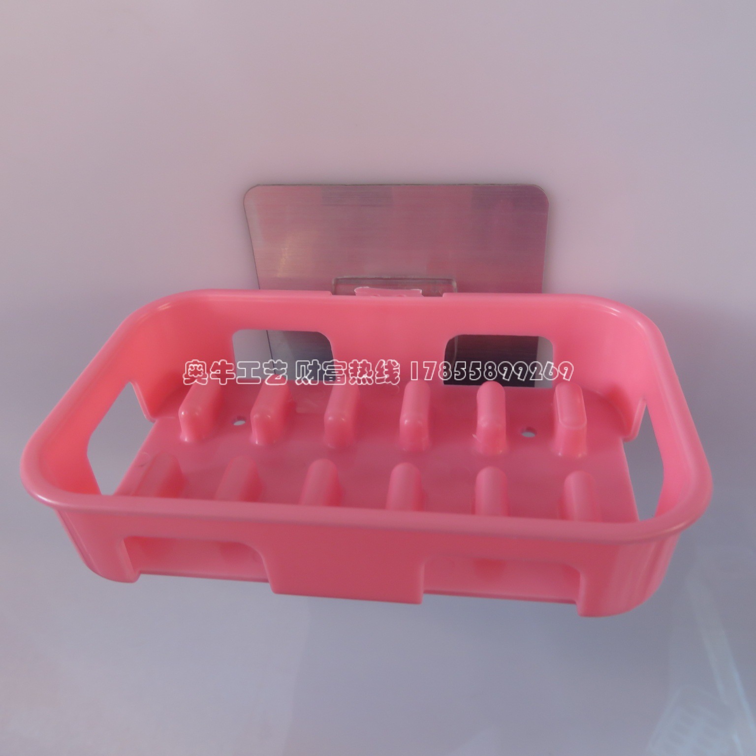 Non-perforated non-trace soap box A creative magic paste non-trace soap box nano wire-drawing ash strong paste soap box