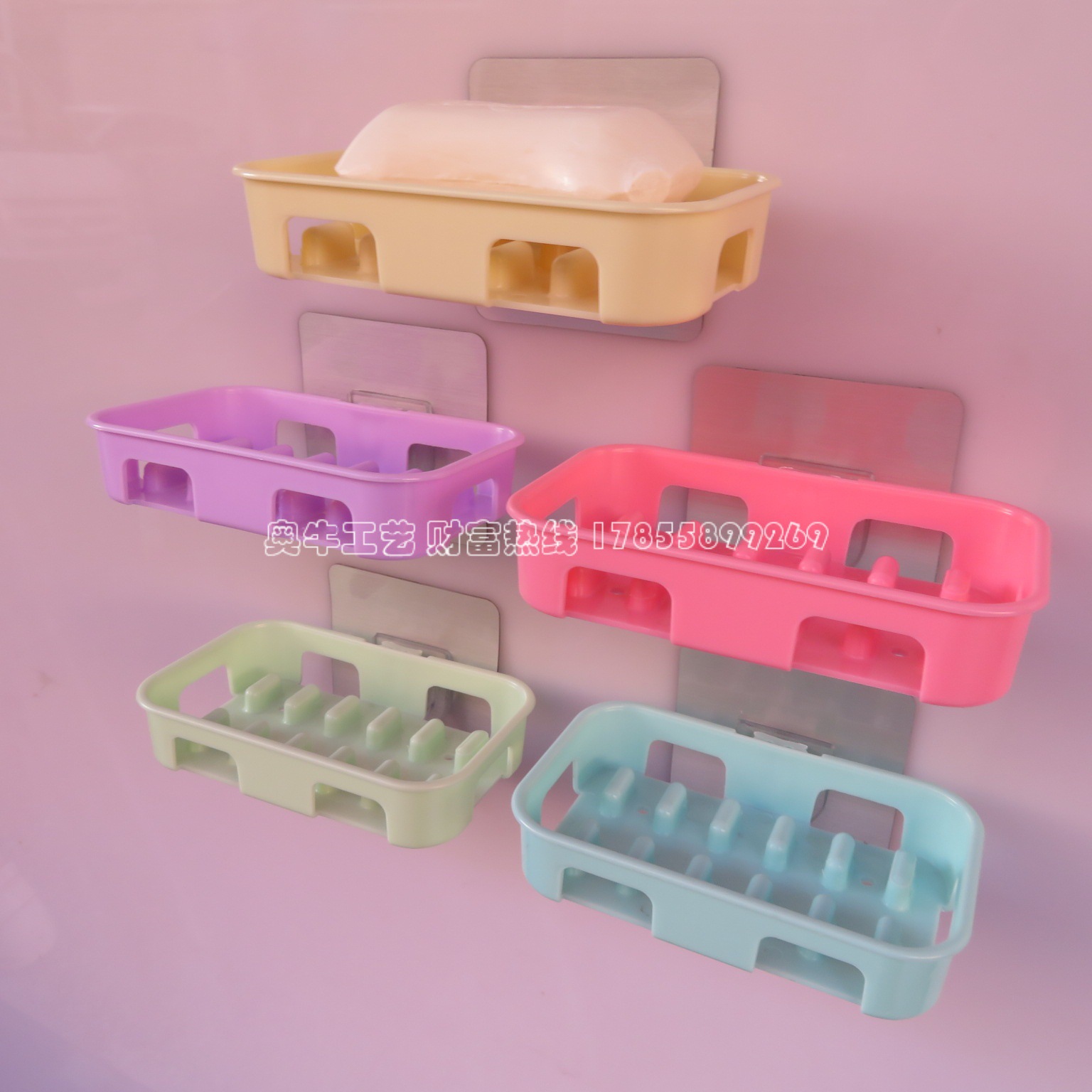 Non-perforated non-trace soap box A creative magic paste non-trace soap box nano wire-drawing ash strong paste soap box Non-perforated non-trace soap box A creative magic paste non-trace soap box nano wire-drawing ash strong paste soap box