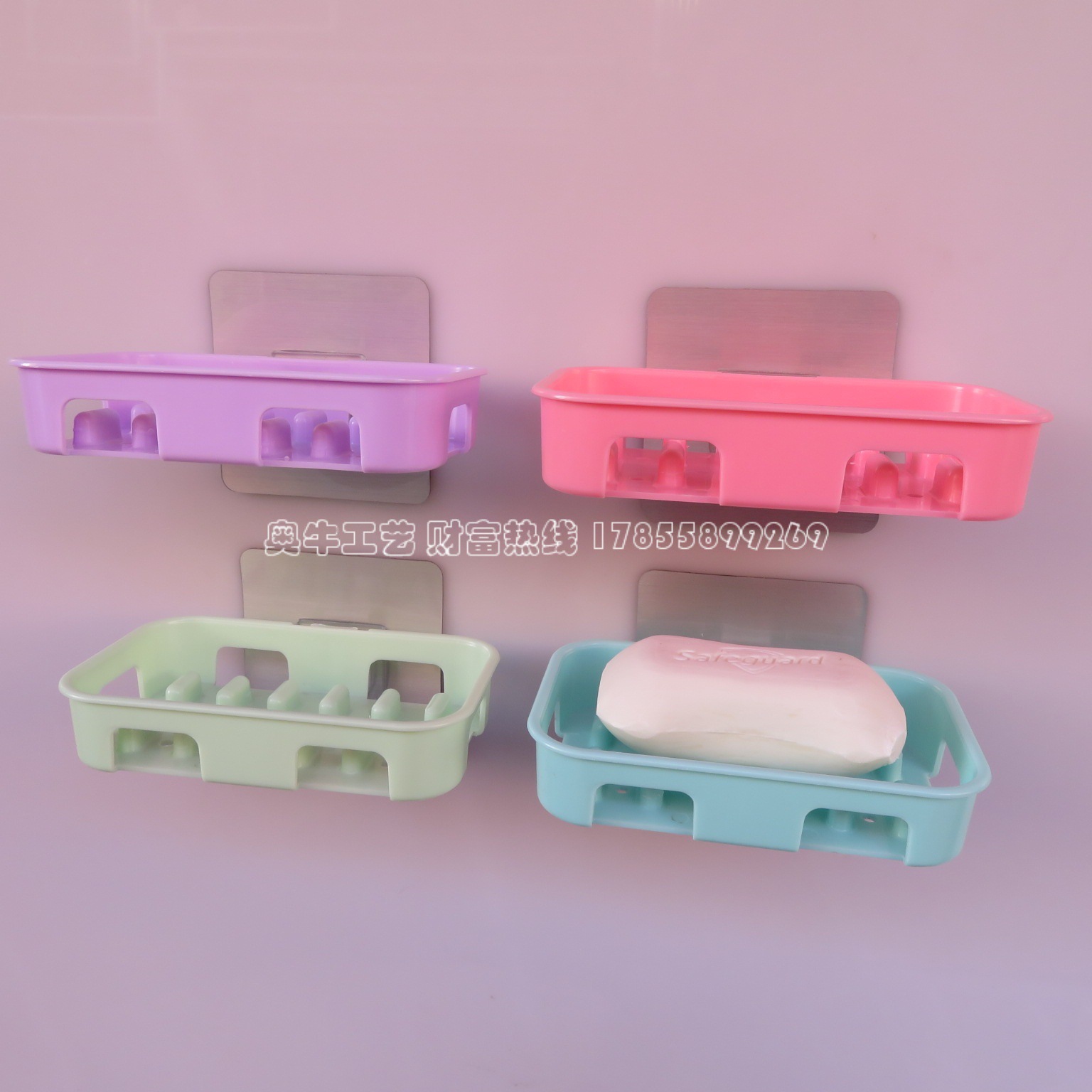 Non-perforated non-trace soap box A creative magic paste non-trace soap box nano wire-drawing ash strong paste soap box Non-perforated non-trace soap box A creative magic paste non-trace soap box nano wire-drawing ash strong paste soap box