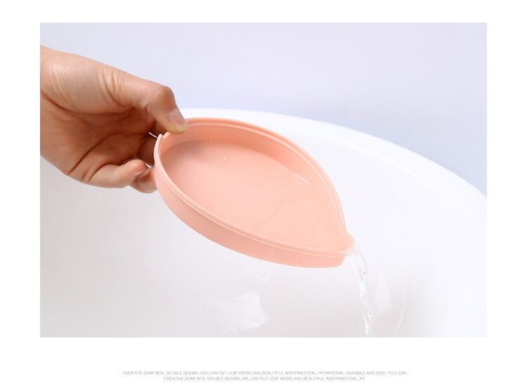 Bathroom creative leaves soap box double large soapy soap box toilet soap box factory direct sale Bathroom creative leaves soap box double large soapy soap box toilet soap box factory direct sale