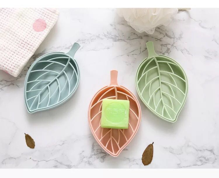 Bathroom creative leaves soap box double large soapy soap box toilet soap box factory direct sale Bathroom creative leaves soap box double large soapy soap box toilet soap box factory direct sale