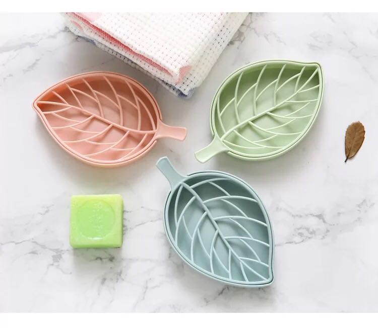 Bathroom creative leaves soap box double large soapy soap box toilet soap box factory direct sale Bathroom creative leaves soap box double large soapy soap box toilet soap box factory direct sale