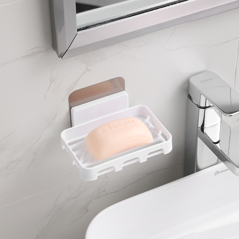 Factory direct no-trace hollow soap box creative no-trace square soap box strong nano wall lavatory soap box Factory direct no-trace hollow soap box creative no-trace square soap box strong nano wall lavatory soap box