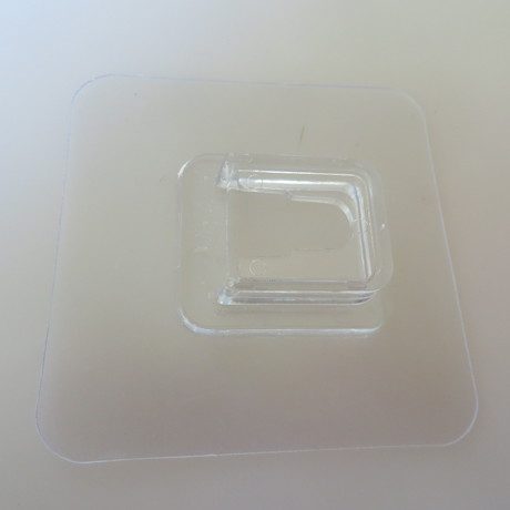 7cm Transparent Buckle Accessories Seamless U-Type Buckle Basket Towel Rack Soap Box Universal Accessories Quantity Discounts