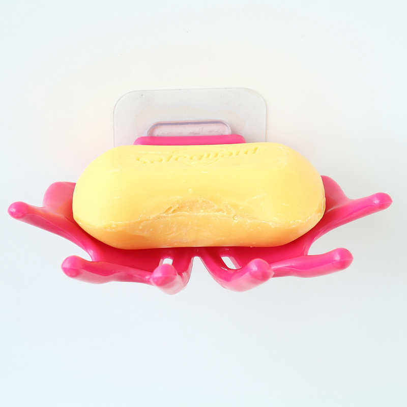 Non - perforating soap box waterdrop suction cup stainless steel soap box toilet rack rack wall hanging soap rack bathroom Non - perforating soap box waterdrop suction cup stainless steel soap box toilet rack rack wall hanging soap rack bathroom