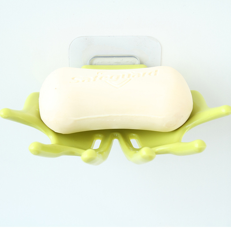 Non - perforating soap box waterdrop suction cup stainless steel soap box toilet rack rack wall hanging soap rack bathroom Non - perforating soap box waterdrop suction cup stainless steel soap box toilet rack rack wall hanging soap rack bathroom