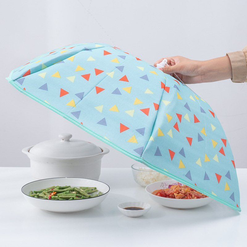 Spot Hot Selling Thermal Food Cover Foldable Aluminum Foil Food Cover round Large Dish Cover 