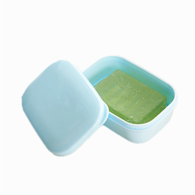 Like Comes for Business Trip with Cover Portable Soap Box Draining Layers Handmade Soap Box Rectangular Soap Dish