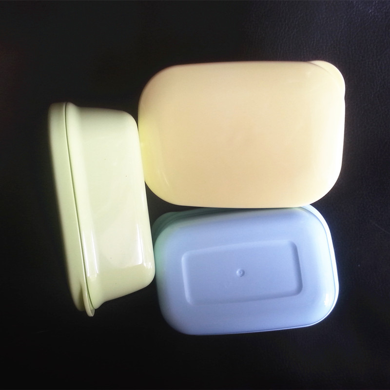 Like Comes for Business Trip with Cover Portable Soap Box Draining Layers Handmade Soap Box Rectangular Soap Dish