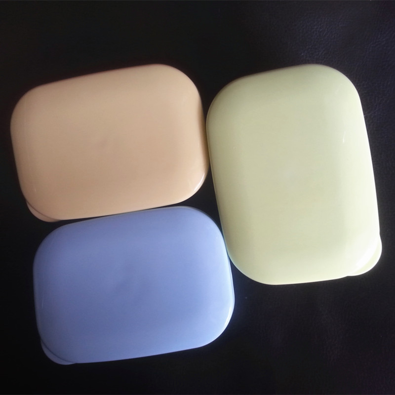 Like Comes for Business Trip with Cover Portable Soap Box Draining Layers Handmade Soap Box Rectangular Soap Dish